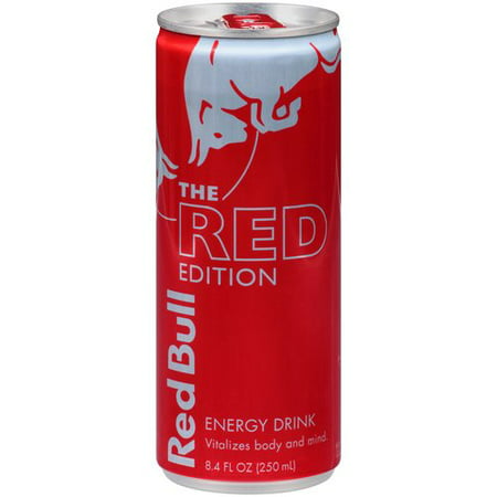 (1 Can) Red Bull Energy Drink, Cranberry, 8.4 Fl Oz, Red Edition ...