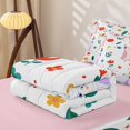 thumbnail image 5 of Erosebridal Cute Polar Bear Zipper Full Size Comforter Sets with Fitted Sheet and 2 Pillowcases, Cartoon Floral Animal Zipper Bedding Set, Pink Reversible, White Pink, Pink Reversible, 5 of 7