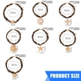 thumbnail image 3 of Adjustable Cotton Chokers Necklace Heart Pendant Stackable Chain Jewelry Alloy Conch Starfish Pendant Jewelry For Women, 3 of 20