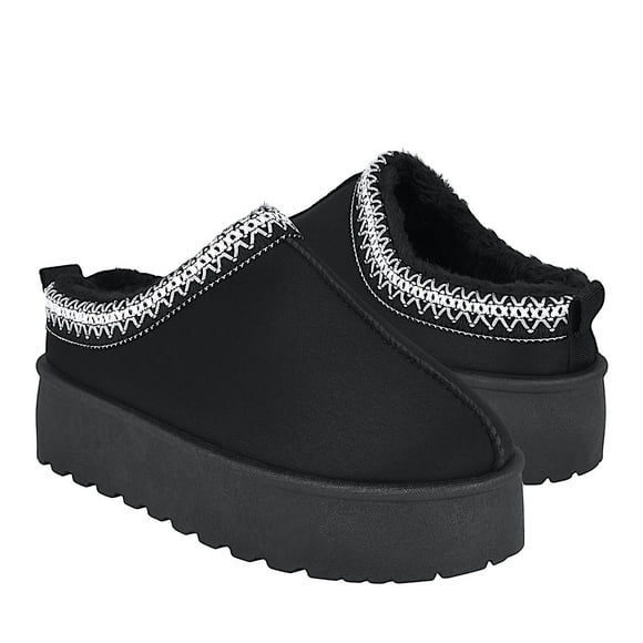 Pantuflas Dama Furor 26427 Textil Negro