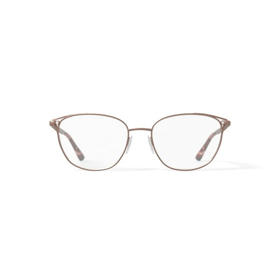 Bebe Women's BB4182 Prescription Eyeglasses with Case, Rose Gold