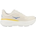thumbnail image 2 of Hoka Bondi 9 Chaussures de Course pour Homme Blanches/cuir, 2 of 5