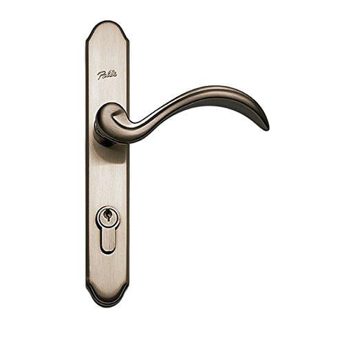 Pella Select Antique Brass Storm Door Matching Handleset Com Pella Select Antique Brass Storm Door, Pella Hunt Sliding Glass Patio Door Cylinder Lock