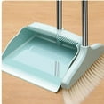 thumbnail image 4 of Upgrade Broom with Dustpan Combo Set,48" Long Handle Stiff Broom Bristles with Heavy Duty Dust Pan,Indoor Outdoor Easy Sweeping for Kitchen Lobby Garage Home, 4 of 6