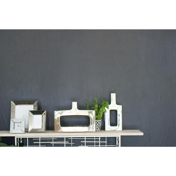 Keyhole Vase-Color:Silver,Style:Modern Chic
