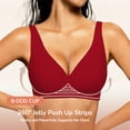 thumbnail image 3 of Jelly Bra for Women–Wireless Seamless Bra with W-Shape Jelly Strip & Water-Drop Cup, Anti-Sag Lift Support,Breathable Comfort Everyday, 3 of 8