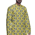 thumbnail image 3 of Atasi Designer Printed Summer Wear Long Kurta With White Pajama Set For Men, 3 of 3