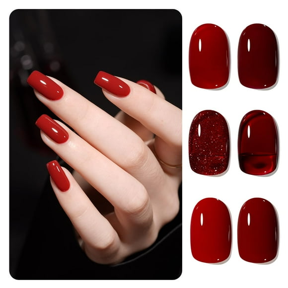 Set de esmaltes de uñas GAOY Viva Chili Gel 6 colores, 6,5 ml