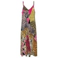 thumbnail image 6 of Cheetahs Pink Floral Jungle Print Sleeveless Dress Dresses Women Summer Women's Summer Clothing, 6 of 9