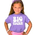 thumbnail image 2 of Big Cousin Retro T-Shirts for Toddler & Youth Kids Purple Shirt 12 Months, 2 of 5