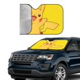 thumbnail image 4 of Windshield Sun Shade Foldable Car Front Window Sunshade For Car Suv Trucks Vans - Best Heat Shield Blocker Visor Cover Blocks Uv Rays And Keeps Your Vehicle Cool-Small, 4 of 5