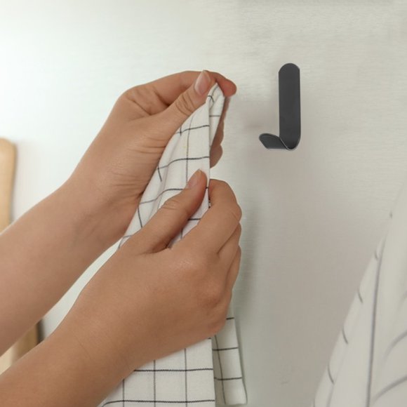 VERDANVERSE 6Ud De Pared Para Abrigos Y Sombreros En Metal Negro Duradero Para Hogar