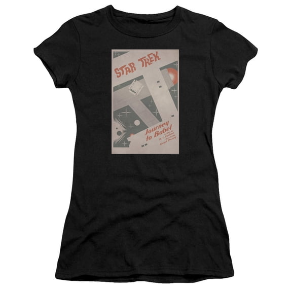 Star Trek Tos Episode 39 Junior Women's Sheer T-Shirt Black