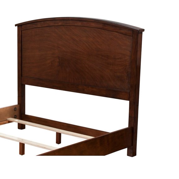 Mahogany Wood Standard King Headboard Only, Brown