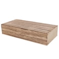 thumbnail image 1 of Miangastore 1Pcs Rustic Box Wood Khaki Simple Design for Co-workers Home Organization, 1 of 8