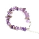 thumbnail image 1 of Nvzi Pulsera de cuentas hecha a mano, adecuada, pulsera ajustable de cristal de piedra natural vintage (púrpura), 1 of 5