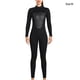 thumbnail image 5 of Advancent Traje de buceo Alta eficiencia A prueba de frío Cierre de cremallera Trajes de baño cómodos Traje de neopreno fácil de usar Cuello Deportes acuáticos Mujer Negro M Advancent OD020689-09, 5 of 6
