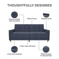 thumbnail image 6 of DHP Andora Coil Futon, Navy Blue Linen, 6 of 9