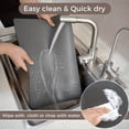 thumbnail image 5 of Super Antiskid Large Kitchen Absorbent Draining Mat Super Absorbent Draining Coffee Dish Drying Mat Quick Dry Bathroom Drain Pad, 5 of 5