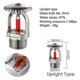 thumbnail image 3 of 5Pcs Fire Sprinkler-Head 155, Upright Sprinklers-Head Water Spray-Up 68 Quick Response 1/2Inch NPT, 3 of 5