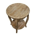 thumbnail image 5 of Austerity Reclaimed Wood Round End Table, Driftwood, 5 of 5