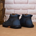 thumbnail image 4 of Havenx Leather Boots Mens Wide Leather Shoes Handmade Casual Orthopedic Shoes Waterproof High Top Chelsea Shoes Outdoor Lightweight Hiking Shoes Daily Walking Driving Shoes,Blue 47(US-11.5), 4 of 5