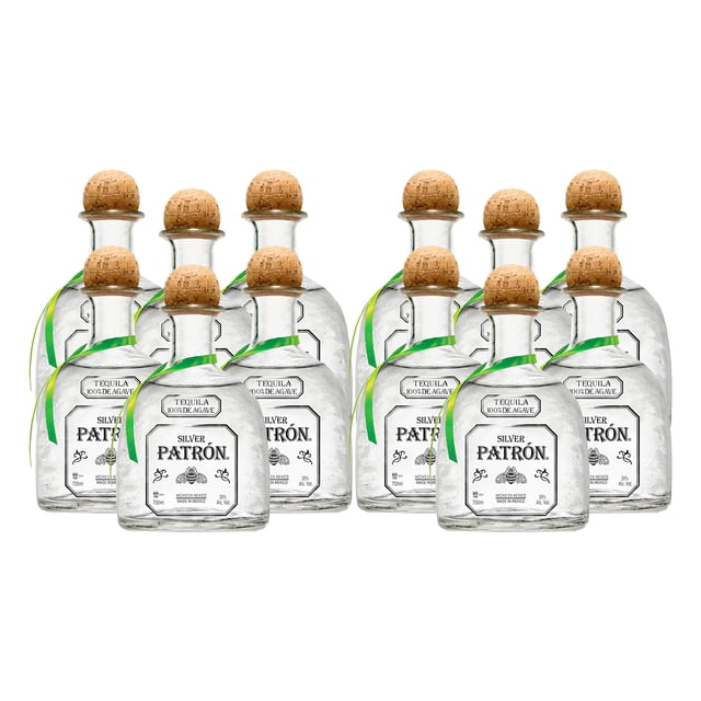 Pack De 12 Tequila Patron Silver Blanco 700Ml