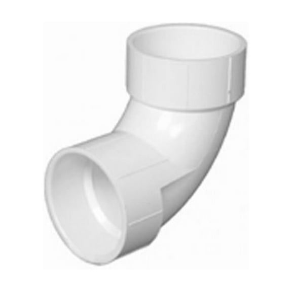 Charlotte Pipe PVC 00300  1000HA Schedule 40 DWV Sanitary Elbow, 90-Degree, PVC, 2 In. - Quantity 50