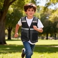thumbnail image 2 of BOOMNY Toddler Boys Sleeveless Hi Vis T Shirts Reflective High Visibility T-Shirts Loose Mesh Vest, Sizes 5-6 Years, 2 of 8