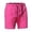 Hot Pink, variant on Glisme Board Shorts Men'S Knee-Length Pants Solid Color Beach Sports Fitness Shorts Regular Fit Athletic Shorts Pink