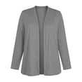 thumbnail image 3 of UQJfacai Lightweight Tunic Cardigan For Women Long Sleeve Open Front Cardigans Fall Elegant Outwear, 3 of 6