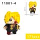 thumbnail image 3 of Bloques de construcción de One Piece BrickHeadz Luffy Nami Chopper Sanji Zoro Usopp Ace Franky Brook Robin Figuras de ladrillo Juguetes para niños Regalo, 3 of 5