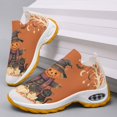 thumbnail image 4 of Breathable Mesh Casual Shoes, Running Shoes for Women Men Athletic Walking Sneakers,Fall Leaf Shoes,Halloween Shoes for Hiking Walking Sports Travel Jogging Shoes, Orange US-7/EU-38, 4 of 9