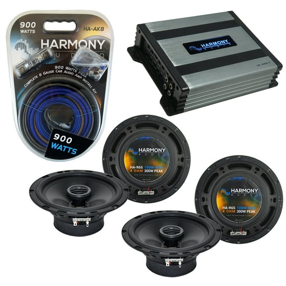 Honda Accord 2008-2012 OEM Speaker Replacement Harmony (2) R65 & HA-A400.4 Amp