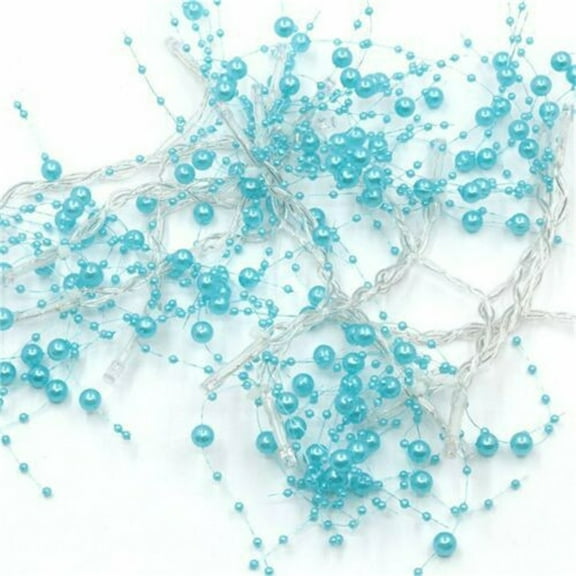 Christmas Festive Lighted 30LED Berry Beaded Garland for Indoor Decorations Xmas, Thanksgiving, Home Table Decor