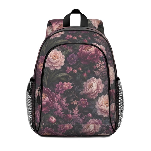 Cute Floral Backpack Oxford Fabric Water Resistant School Travel