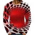 thumbnail image 4 of guisaled Men Shirts Casual Long Sleeve Crewneck 3d Graphic Tee Shirt Slim Fit Lightweight Workout Gym Thermal Tops Undershirts Clearance On Sale, 4 of 4