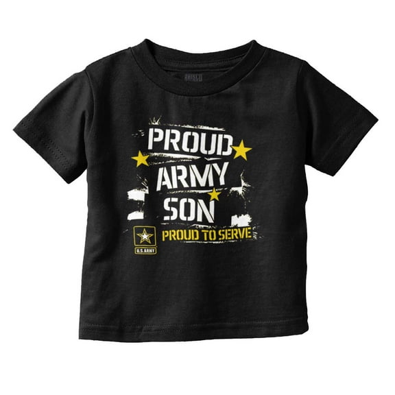 Military Logo Proud US Army Son Youth T Shirt Tee Boys Infant Toddler Brisco Brands 12M