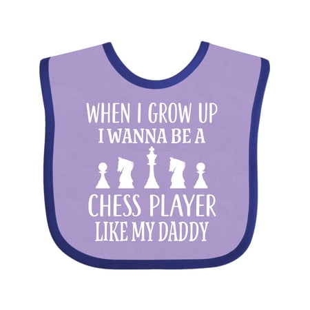 

Inktastic Chess Player Childs Game Gift Gift Baby Boy or Baby Girl Bib