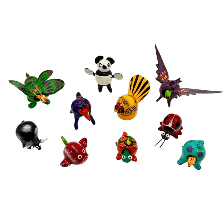 Mexican Bobble Animals Mix | Hand-Painted Wood - Walmart.com