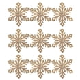 thumbnail image 5 of Here's a polished and professional product description based on your input:\n\n \n\n**30pcs DIY Snowflake Shape Hair Accessories – Chic Gold Snowflake, 5 of 5