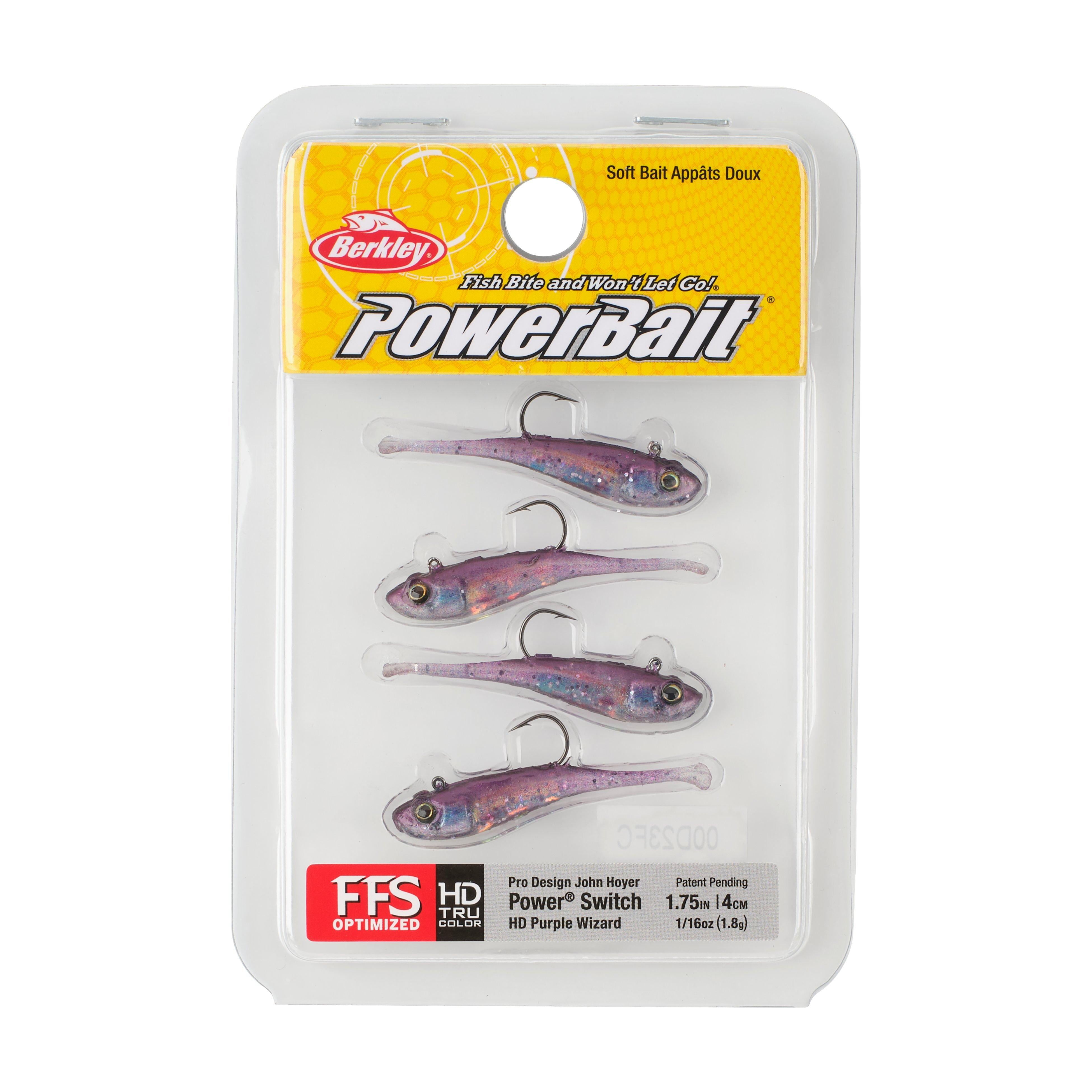Berkley PowerBait® Power® Switch, 1.75 in, HD Purple Wizard