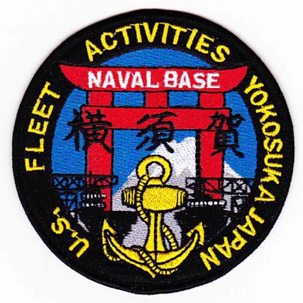 Us Fleet Activities Naval Base Yokosuka Japan Patch Veteran Usn Navy Sailor Walmart Com Walmart Com Us Fleet Activities Naval Base Yokosuka Japan Patch Veteran Usn Navy Sailor Walmart Com Walmart Com