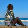 thumbnail image 3 of Watercolor Wildflowers Beach Towel Microfiber Beach Towels Sand Free Quick Dry Lightweight Travel Towels, 3 of 7