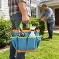 thumbnail image 5 of Bowayaoa Garden Tool Bag Organizer, Gardening Tote Bag with Long Adjustable Shoulder Strap, Standable Garden Home Tool Kits Organizer, 5 of 7