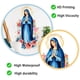 thumbnail image 4 of Calcomanía Religiosa para Pared, Decorativa de Pelar y Pegar, Arte en PVC para Pared, Vinilo con Imagen de la Virgen María, 38x29cm para Decoración del Hogar, 4 of 6
