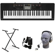 Casio CTK-2090 61-Key Portable Electronic Piano with Stand, Headphones, and Power Supply