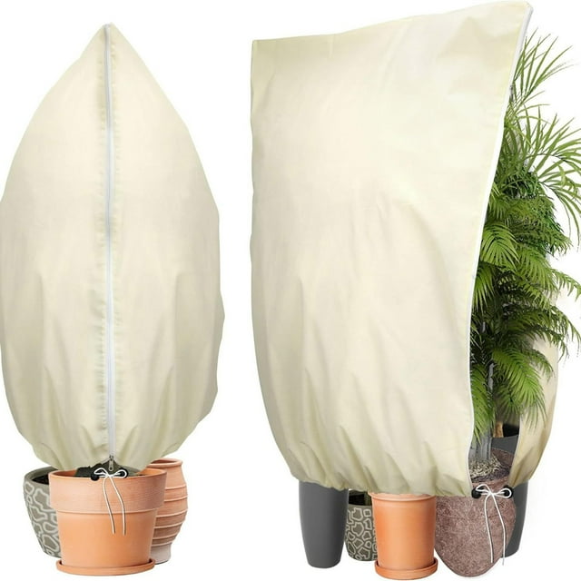 Covers Frost Covers With Zipper Drawstring Cover Bags For Outdoor Winter Frost Cold Weather Shrubs Trees Jacket Covers Couch Arm Covers for Sofa Exterior Covers Sofa under 100