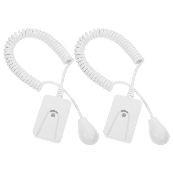 Soimiss White ABS Anti-Lost Tether for TV Remotes and Small Devices 2Pcs