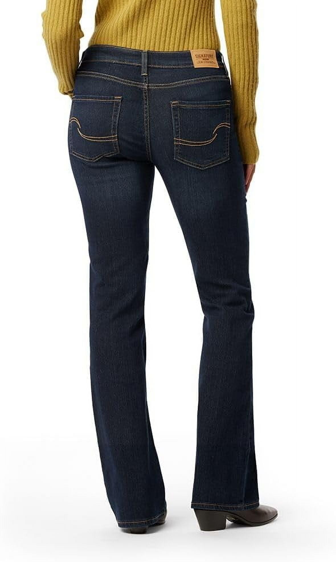 Signature by Levi Strauss & Co. Gold Label Women's Modern Bootcut Jeans (Also Available in Plus) 24 Regular Stormy Sky-waterless